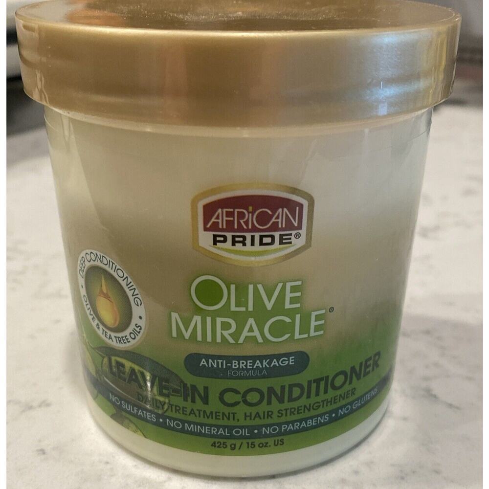 African Pride Olive Miracle Leave-In Conditioner - 15 oz (425 g)